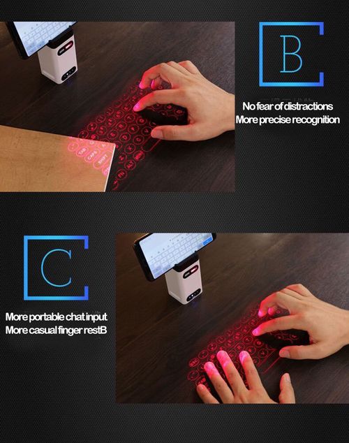BT Virtual Laser Keyboard Mobile Phone Universal Mouse Mobile Phone Bracket Mobile Power Function Projection Keyboard
