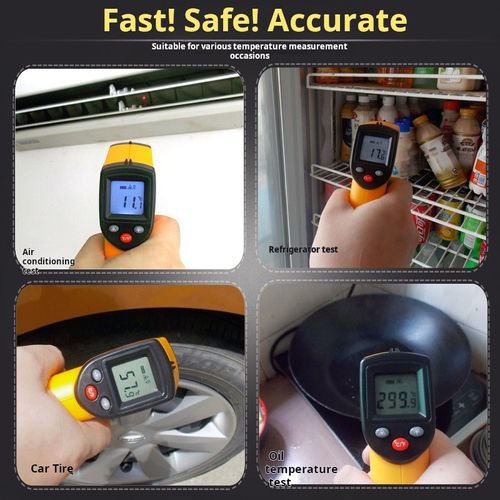 -50~380C Factory Infrared Laser Thermometer Touchless Temperature Gauge Pyrometers
