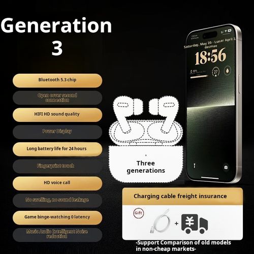 TWS Pro4 high-quality noise-canceling wireless Bluetooth headset