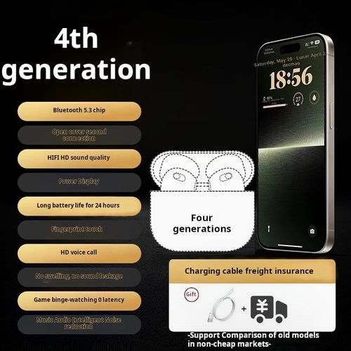 TWS Pro4 high-quality noise-canceling wireless Bluetooth headset