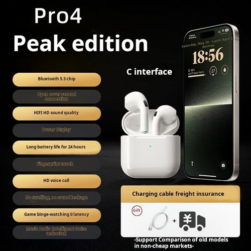 TWS Pro4 high-quality noise-canceling wireless Bluetooth headset