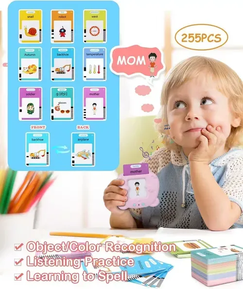 Early Education Talking Cards Machine（248👶 early education content