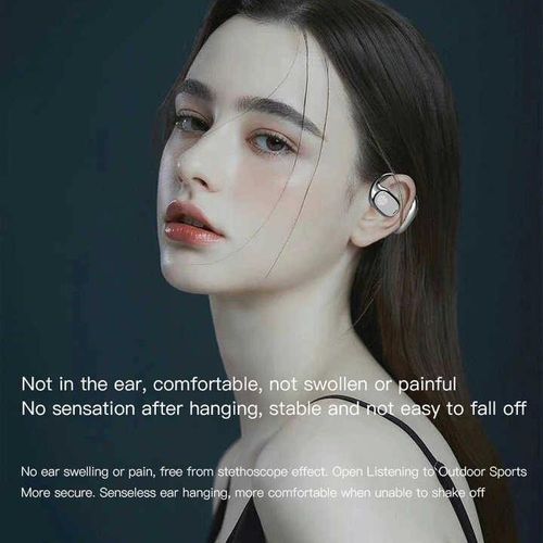 🎧 Sporty, wearable Bluetooth earphones, comfortable to wear. 😍