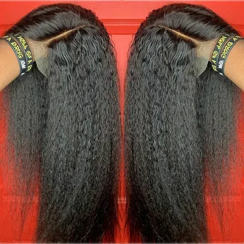 🔥180% Density HD Lace Front Wig with Baby Hair Realistic Black Women Straight Wig🙌🏾