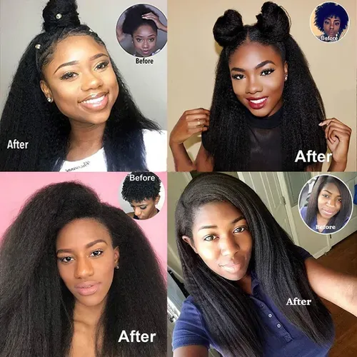 🔥180% Density HD Lace Front Wig with Baby Hair Realistic Black Women Straight Wig🙌🏾
