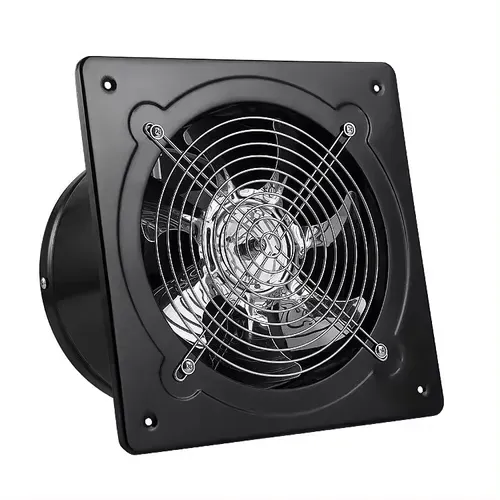 10-inch Wall-mounted Flip-type Exhaust Fan Hanging Wall Silent Extractor for Home Kitchen
