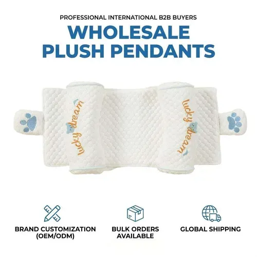Adjustable-width, soft, breathable cotton baby sleeping pillow for newborns, providing comfort