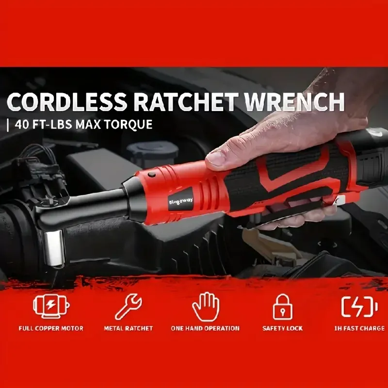 Cordless Ratchet Wrench Electric Wrenches Set