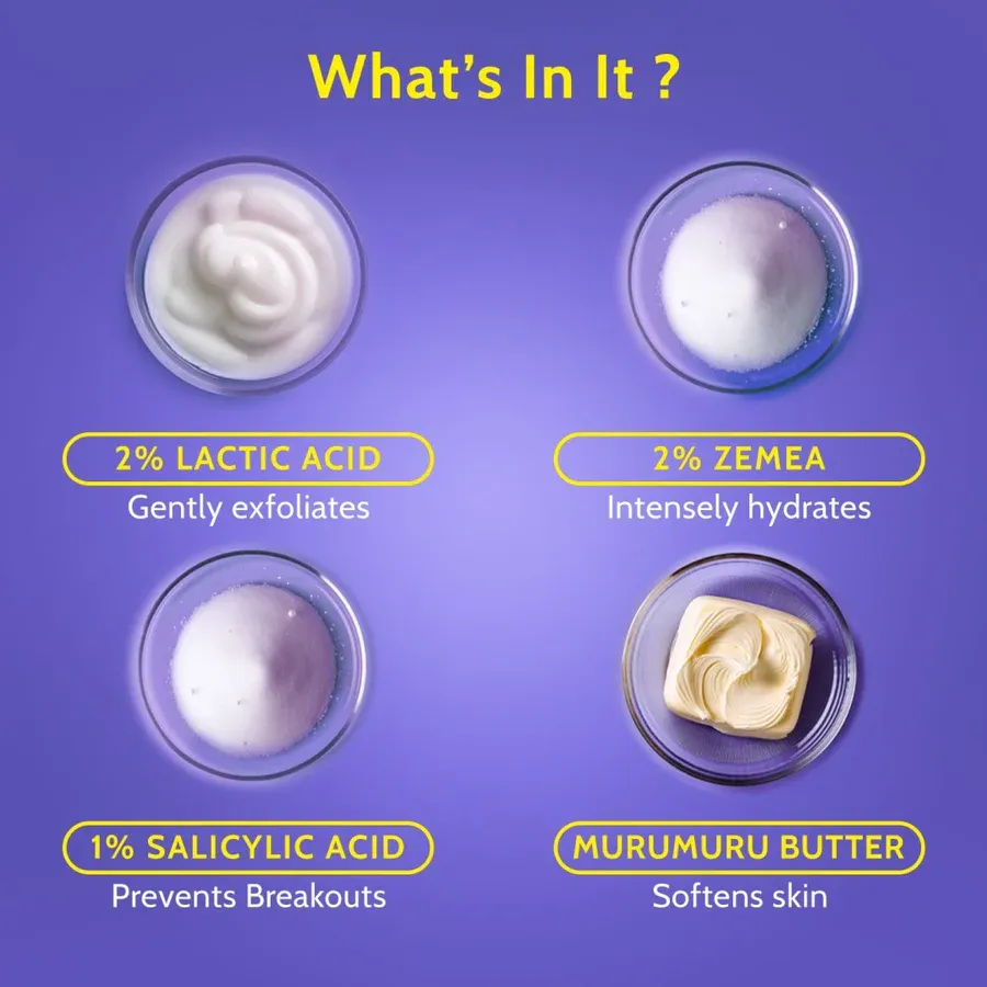 Exfoliating Body Wash with Lactic Acid & Salicylic Acid - 236 ml