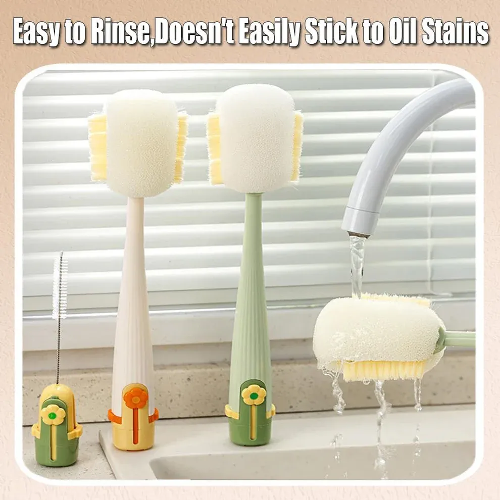 5-in-1 Multifunctional Cup Brush: The Ultimate Cup-Cleaning Tool(Limited-Time Offer: Buy One, Get One Free)