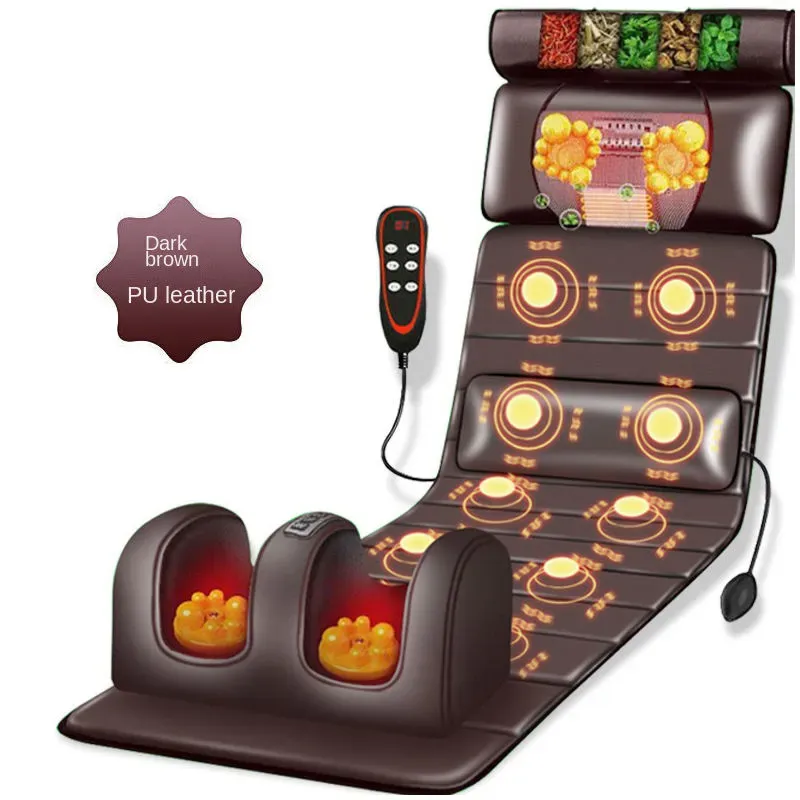 Shiatsu Electric Massage Bed Brand New Vibrating Heating Suitable for Neck Legs Back Waist Buttocks Body