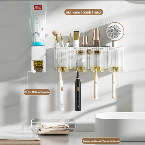 Wall-Mounted Toothbrush Holder