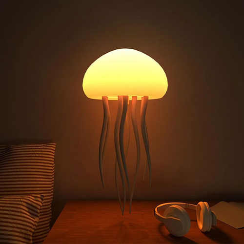 LED gradient swimming jellyfish atmosphere light night light