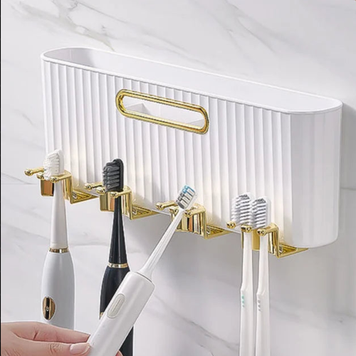 Wall-Mounted Toothbrush Holder