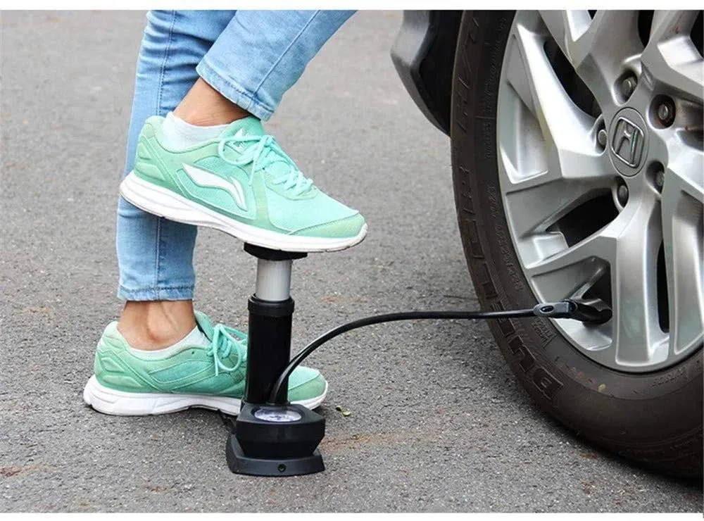 Portable High Pressure Foot Air Pump Compressor for Car and Bike Air Pump