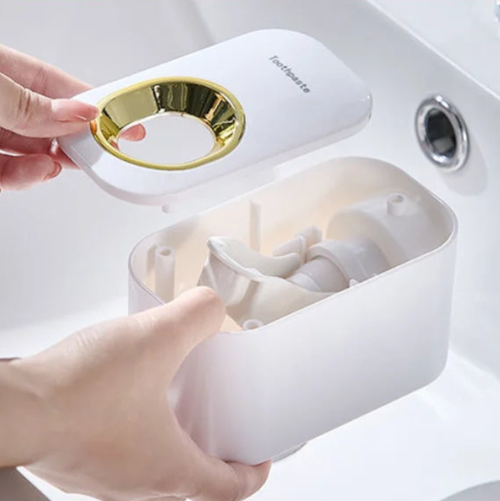 Wall-Mounted Toothbrush Holder