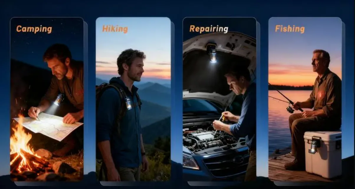 🔦Pocket Rechargeable EDC Flashlight: 500 Lumens Mini Keychain Light with Fire Starter & Window Breaker