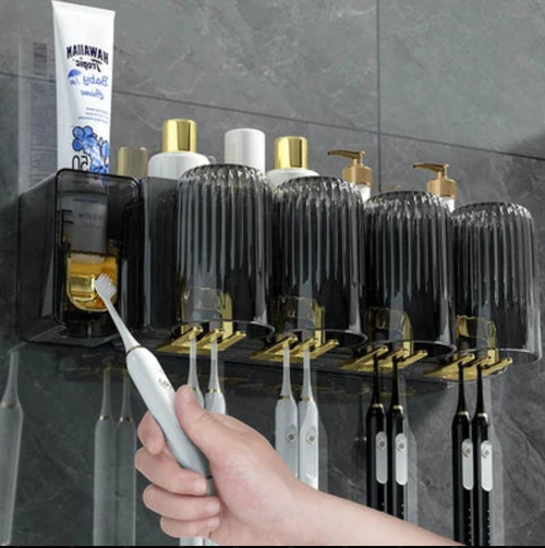 Wall-Mounted Toothbrush Holder