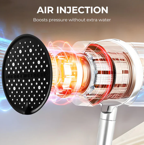 High-Pressure Adjustable Rainfall Shower Head
