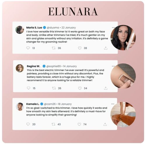 Electric shaver for women