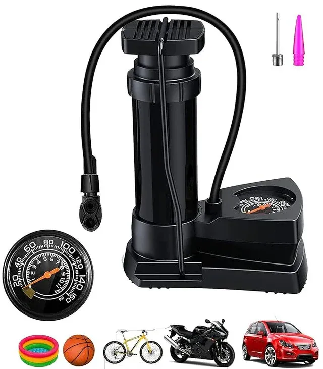 Portable High Pressure Foot Air Pump Compressor for Car and Bike Air Pump