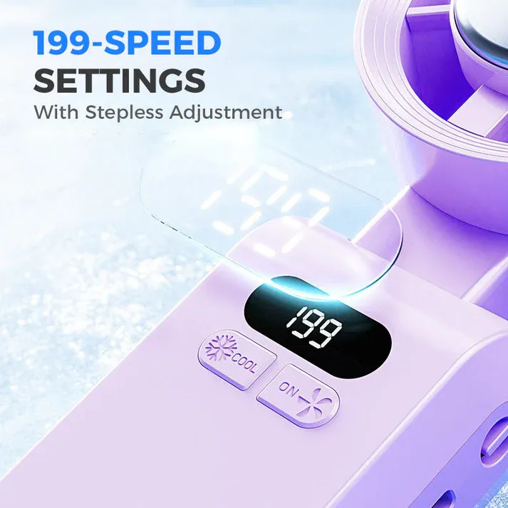 🧊Handheld Portable Fan with Ice Cooler