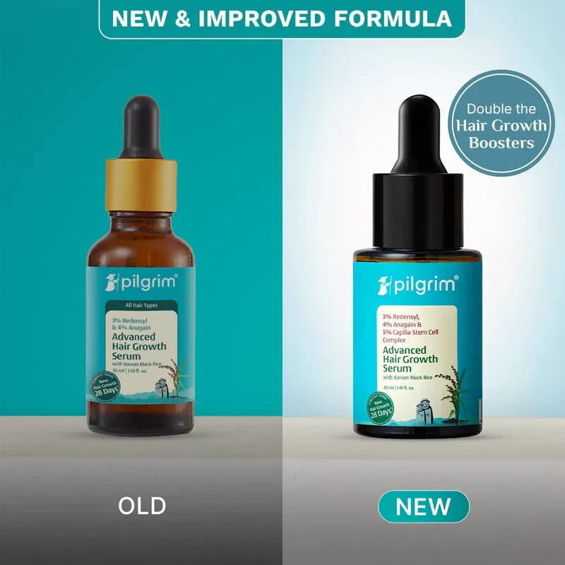 3% Redensyl, 4% Anagain & 5% Capilia Stem Cell Complex Advanced Hair Growth Serum(Buy One, Get One Free)