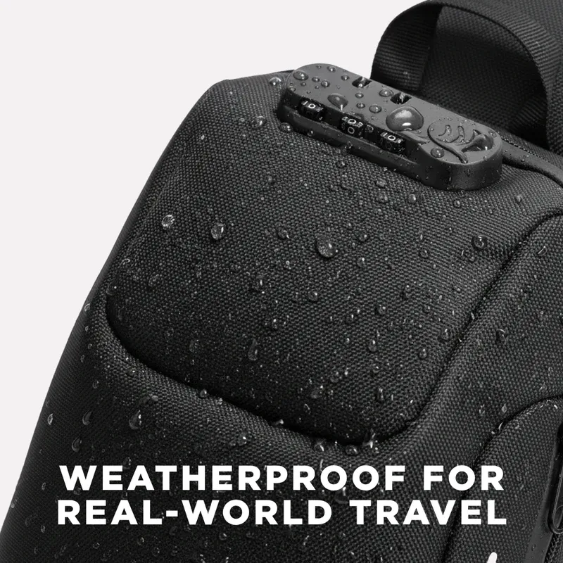 OZUKO Men's Chest Bag — Premium, Waterproof, Multi-functional Crossbody Sling Bag for Sports, Commuting, and Everyday Carry