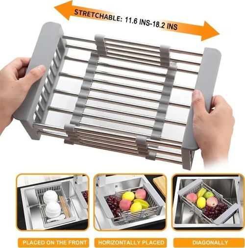 Extend kitchen sink drain basket
