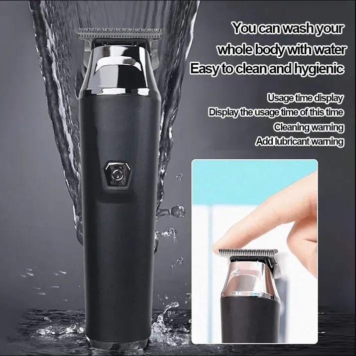 Digital Display Professional Hairdressing Electric Hair Clipper