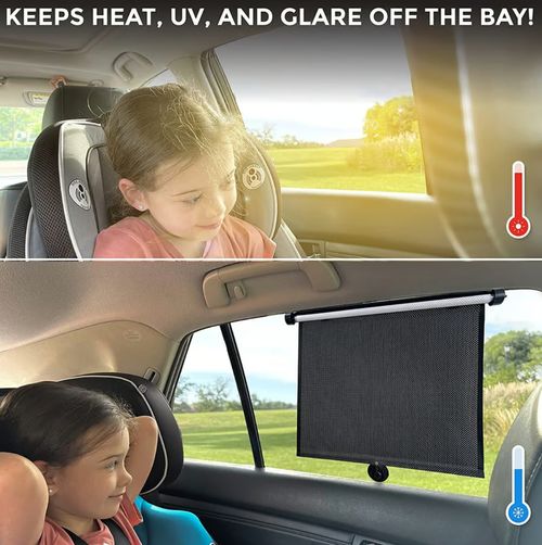 🔥Retractable Window Roller Sunshade For Truck car SUV bedroom kitchen living room office🔥