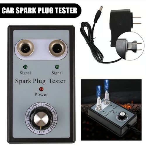 Dual Hole Car Spark Plug Tester Ignition Plug Analyzer Diagnostic Detector