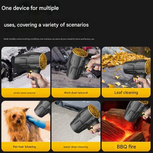 Cordless Lithium-Powered Blower — High-Power Rechargeable Leaf & Dust Blower | Heavy-Duty Industrial Air Blower & Dust Remover