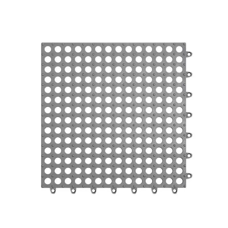 Bathroom and kitchen anti-slip mats can be spliced（15 gray and 15 white）