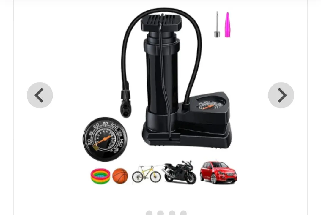 Portable High Pressure Foot Air Pump Compressor for Car and Bike Air Pump