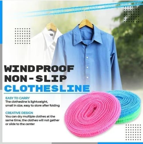 Windproof Non-Slip Clothesline(10m*2)