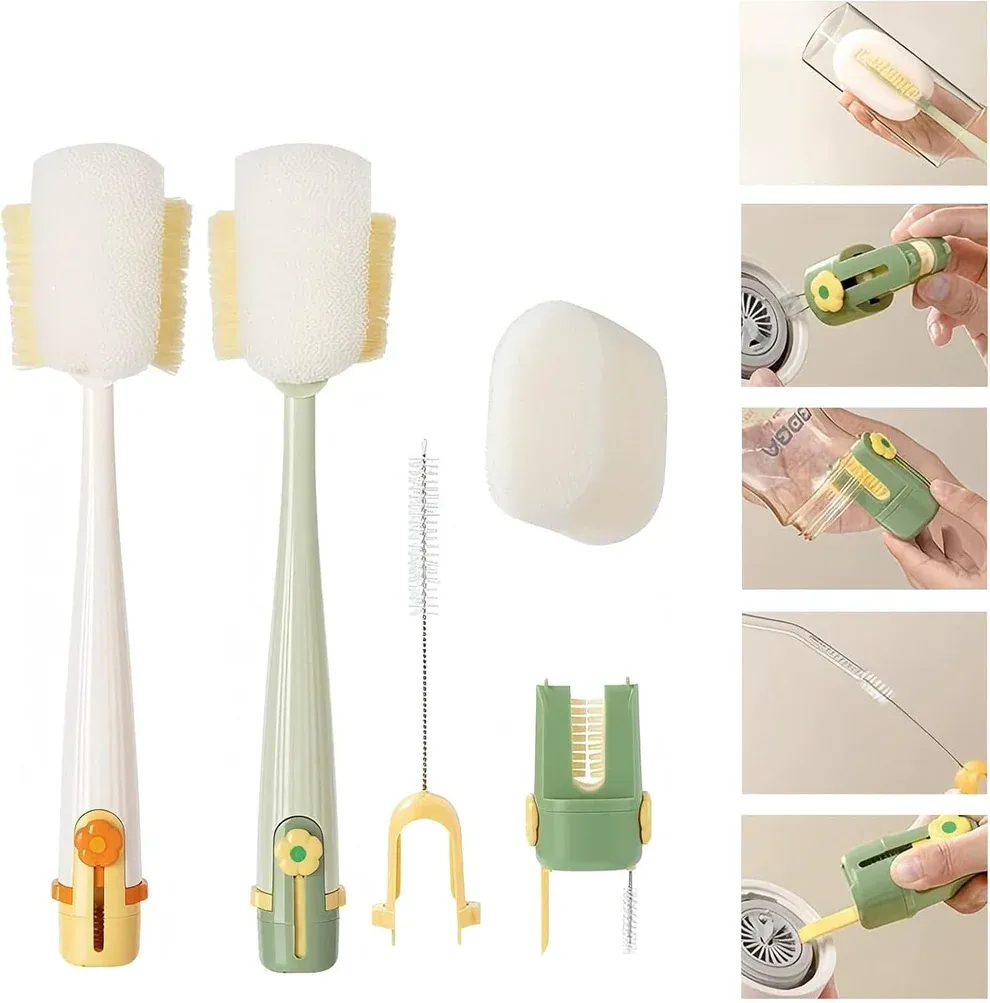 5-in-1 Multifunctional Cup Brush: The Ultimate Cup-Cleaning Tool(Limited-Time Offer: Buy One, Get One Free)