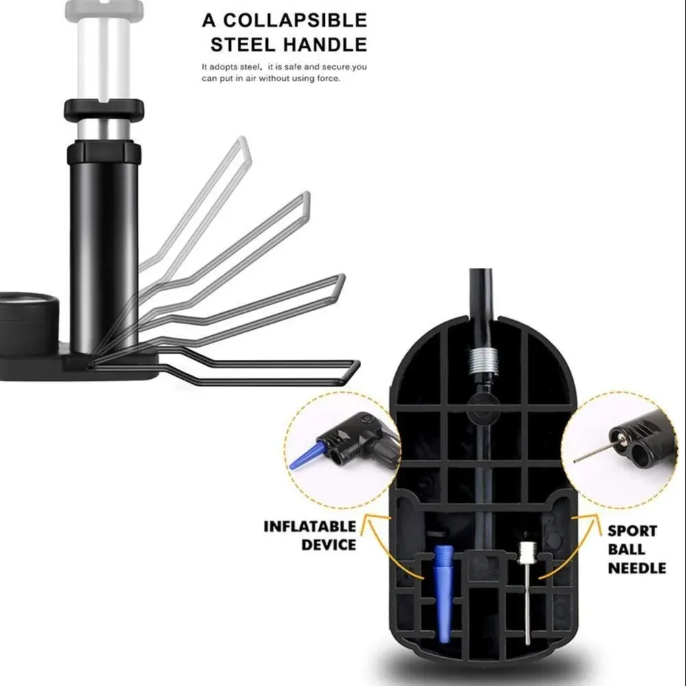 Portable High Pressure Foot Air Pump Compressor for Car and Bike Air Pump