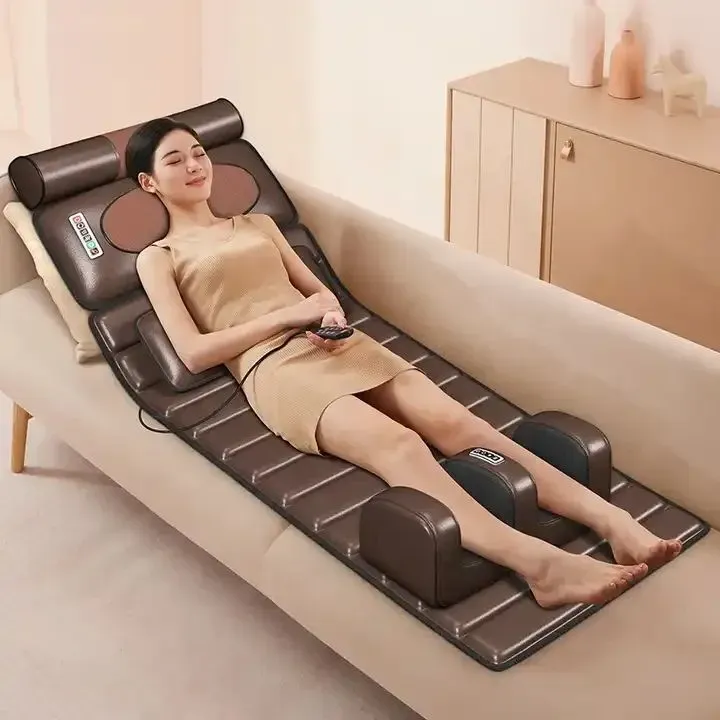 Shiatsu Electric Massage Bed Brand New Vibrating Heating Suitable for Neck Legs Back Waist Buttocks Body