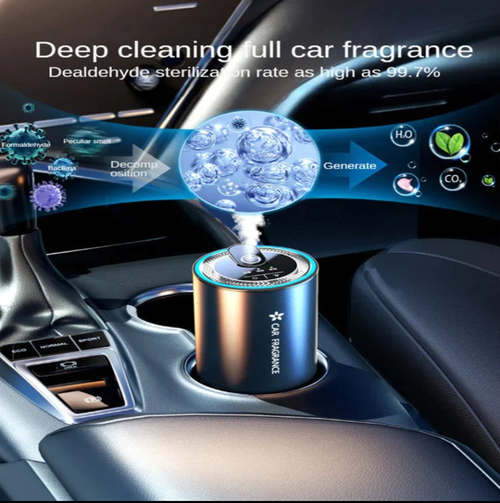 THREE-IN-ONE CAR AROMATHERAPY ATMOSPHERE LIGHT