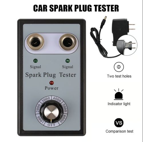 Dual Hole Car Spark Plug Tester Ignition Plug Analyzer Diagnostic Detector