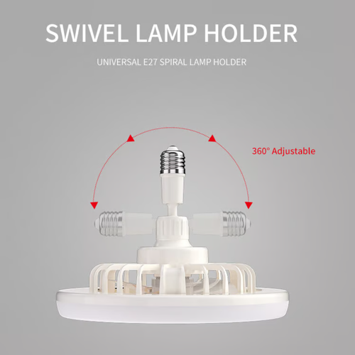 2 in 1 Adjustable Quiet Fan with Remote Control