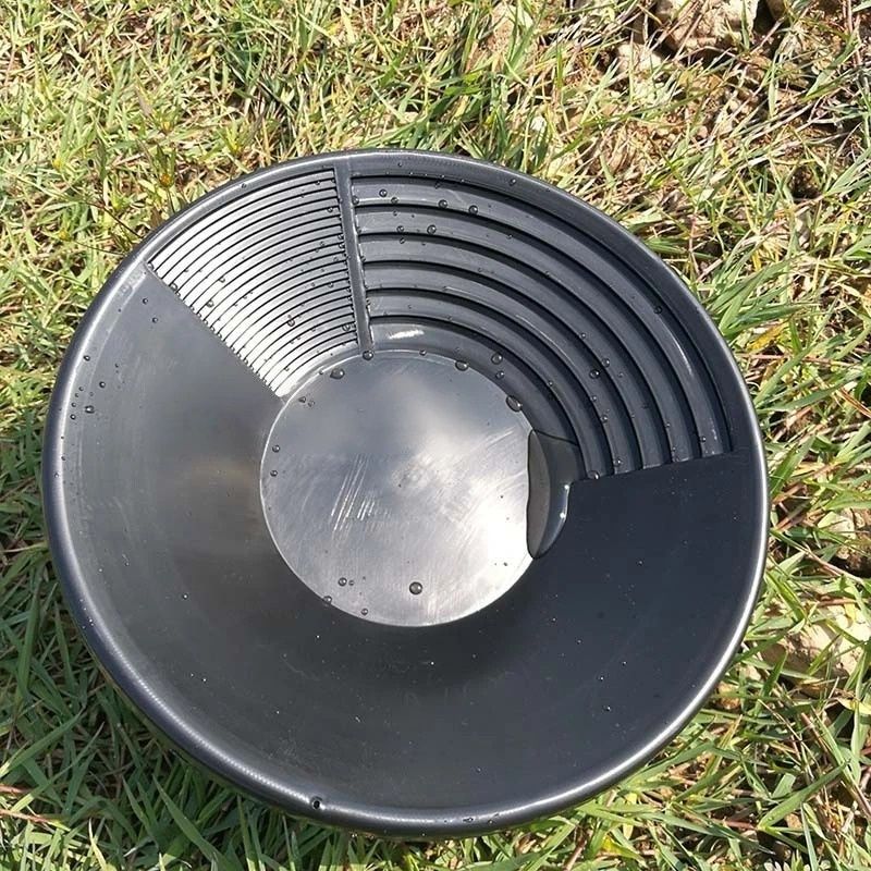 In-stock thickened hand-cranked plastic gold pan river sand gravity separator, easy-to-operate manual gold panning equipment