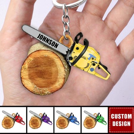 Llavero personalizado del cuidado del árbol-regalo para Arborist, Tree Trimmer & Logger