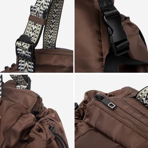 Convertible 15-Pocket Travel Tote Backpack