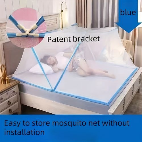 Pop-Up Folding Mosquito Net for Bed – Instant Protection, Zero Setup