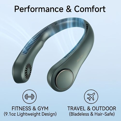 Portable Neck Fan: Hands-Free Bladeless Wearable Cooling