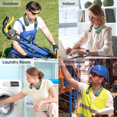 Portable Neck Fan: Hands-Free Bladeless Wearable Cooling