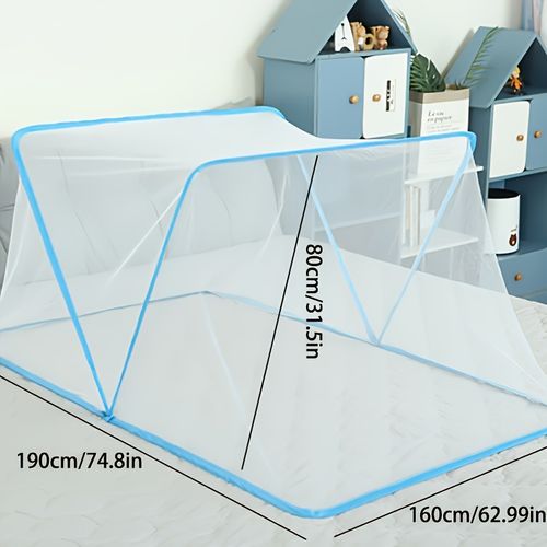 Pop-Up Folding Mosquito Net for Bed – Instant Protection, Zero Setup