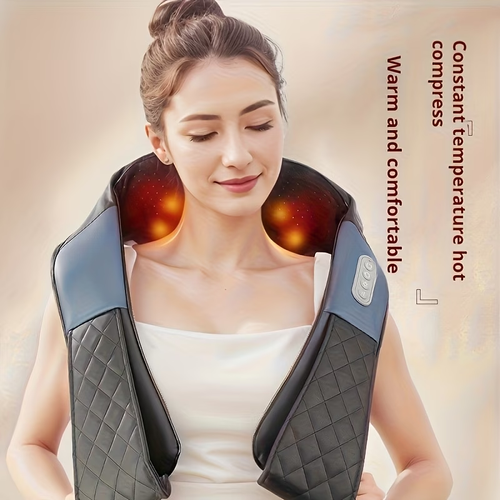 Cervical Massage Shawl with Red Light Heating